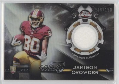 2015 Topps Chrome Rookie Relics Refractor /150 Jamison Crowder #TCRR-JC RC yf0