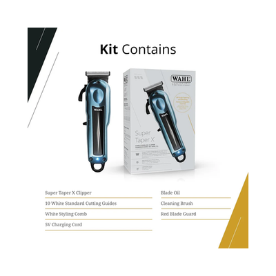 Wahl Professional Hi Viz Trimmer & Super Taper X Clipper Combo Set
