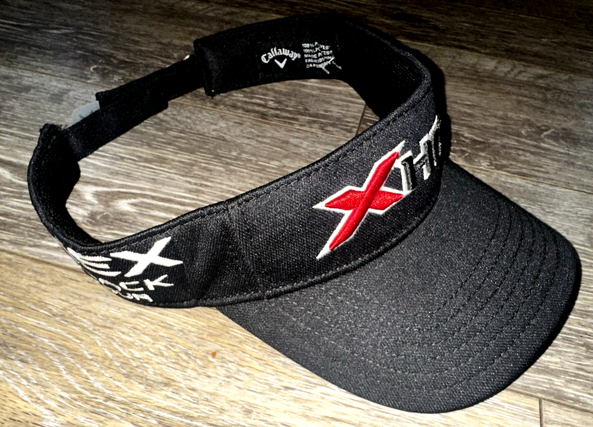 Casquette Visière Callaway Odyssey - Unisexe Noir - Taille Ajustable - 100% Polyester