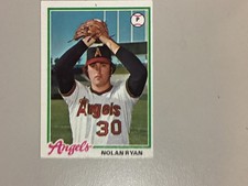 1978 Topps Baseball Nolan Ryan #400 (really nice card)
