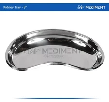 Kidney Bowl Tray 8" Basin Dental and Surgical Instrument Stainless Steel New CE