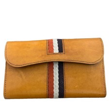 Vintage LATIGO Leather Clutch Wallet Fold Over/made In USA 70’s