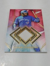 2020 TOPPS DIAMOND ICONS GAME USED JERSEY RED VLADMIR GUERRERO JR. 1/5 BLUE JAYS