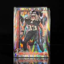 2025 Topps Chrome Billy Bowman Jr RC RayWave Refractor Falcons S Rookie