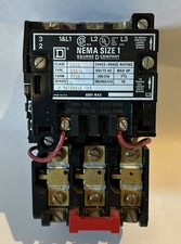 Square D 8536SCG-3 120 V 60 Hz 110 V 50 Hz Max HP10 NEMA Size 1