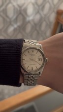 Rolex Datejust 36mm Silver Batton Dial  Ref.1601 With Box