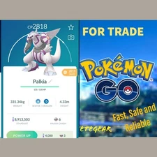Pokémon Go Palkia For TRADE || Caught 2019✔️ Guaranteed Lucky✔️ 20k Dust Trade