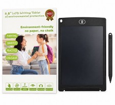 8.5" LCD Writing Tablet Electronic Drawing Pad w/ Stylus Pen, Black NLT-L085