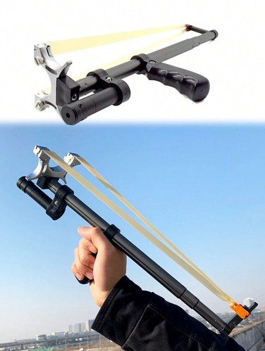 Fronde Chasse puissante - Lance Pierre rétractable de tir pour loisir extérieur - Imagen 5 de 17