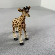 SAFARI LTD BABY GIRAFFE 6 PLASTIC FIGURE TOY 1996