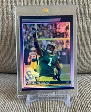 🧀Custom MICAH PARSONS Green Bay Packers 1st Sack REFRACTOR ACEO Art Card!🧀