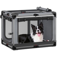 Collapsible Dog Crate: 38 Inch Foldable Soft Sided Dog Crate for Large Dogs, Por