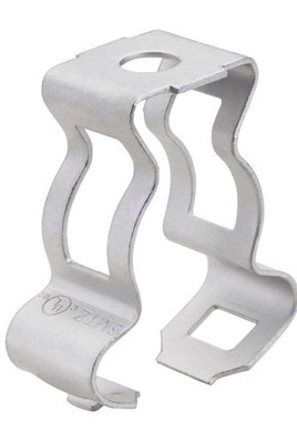 Southwire 6MTZ 3/8 in MC/AC Snap Close Conduit Clip Steel Silver (100-Pack)