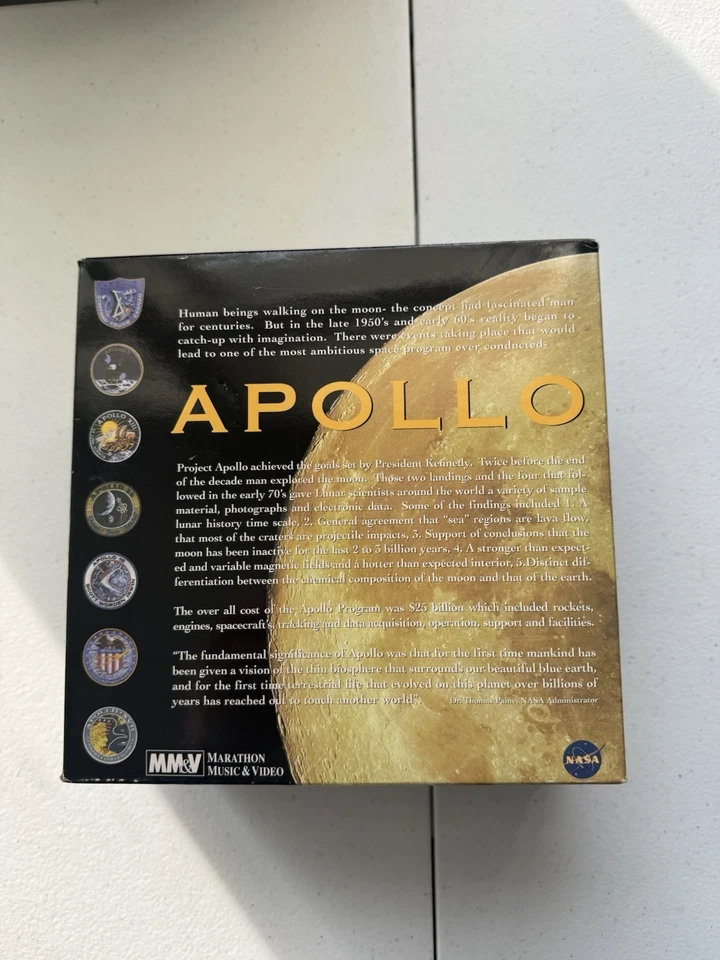 Apollo: Missions to the Moon VHS Box Set 1995 Dastar Apollo 10 11 13 14 15 16 17 - Image 3 of 4