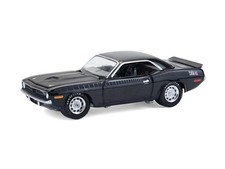 1970 Plymouth Cuda Aar - Black Diecast 164 Scale Model - Greenlight 37330e