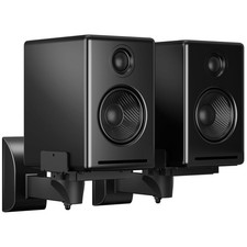 Adjustable Speaker Wall Mounts, Tilt Swivel - 55lbs Capacity