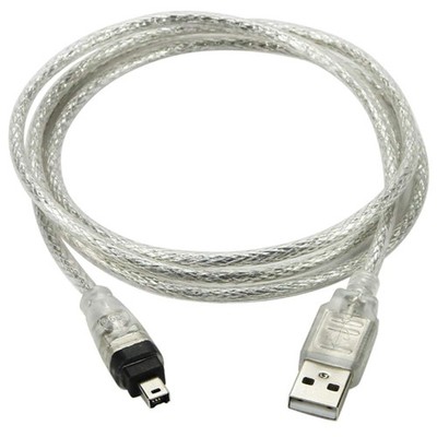 USB Stecker auf Firewire IEEE 1394 4-poliger Stecker Kabel für Sony DCR DV 10...