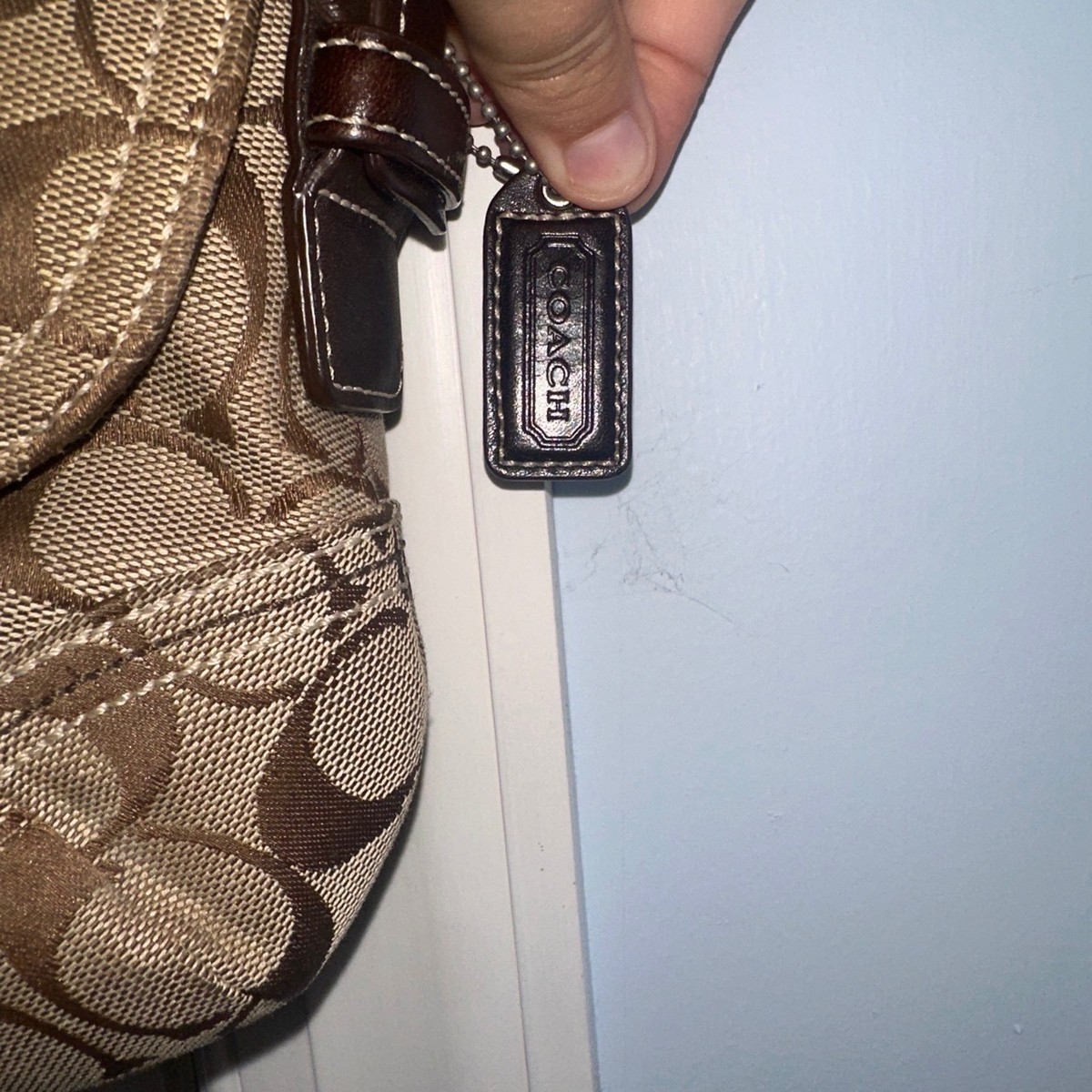 Authentic Vintage Coach Jacquard Soho Shoulder Bag 11862 for sale 