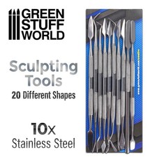 Green Stuff World Modellierwerkzeuge x10 Skulping Tools set