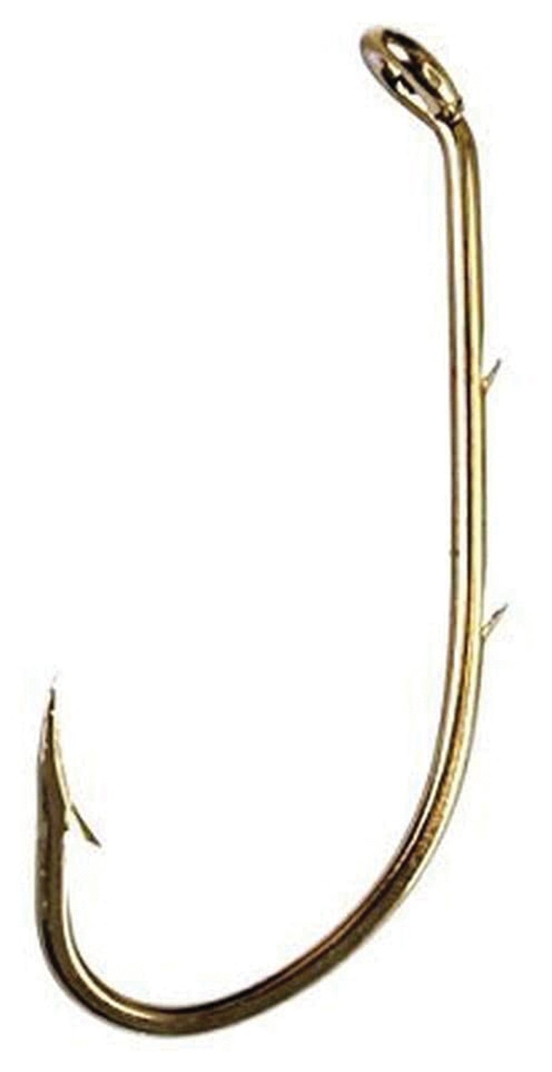 Eagle Claw Baitholder Down Eye Offset Fishing Hooks - Durable Steel Sharp 1990₽