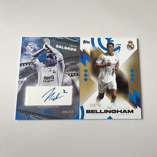 Topps Real Madrid Los Blancos 41 Cards Lot – Salgado Auto /150 Bellingham /150