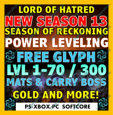  DIABLO 4 IV SEASON 13 POWER LEVELING GLYPH P...