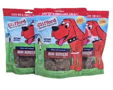 Beef Mini Burger - Clifford the Big Red Dog Soft Training Treats for Puppies Dog