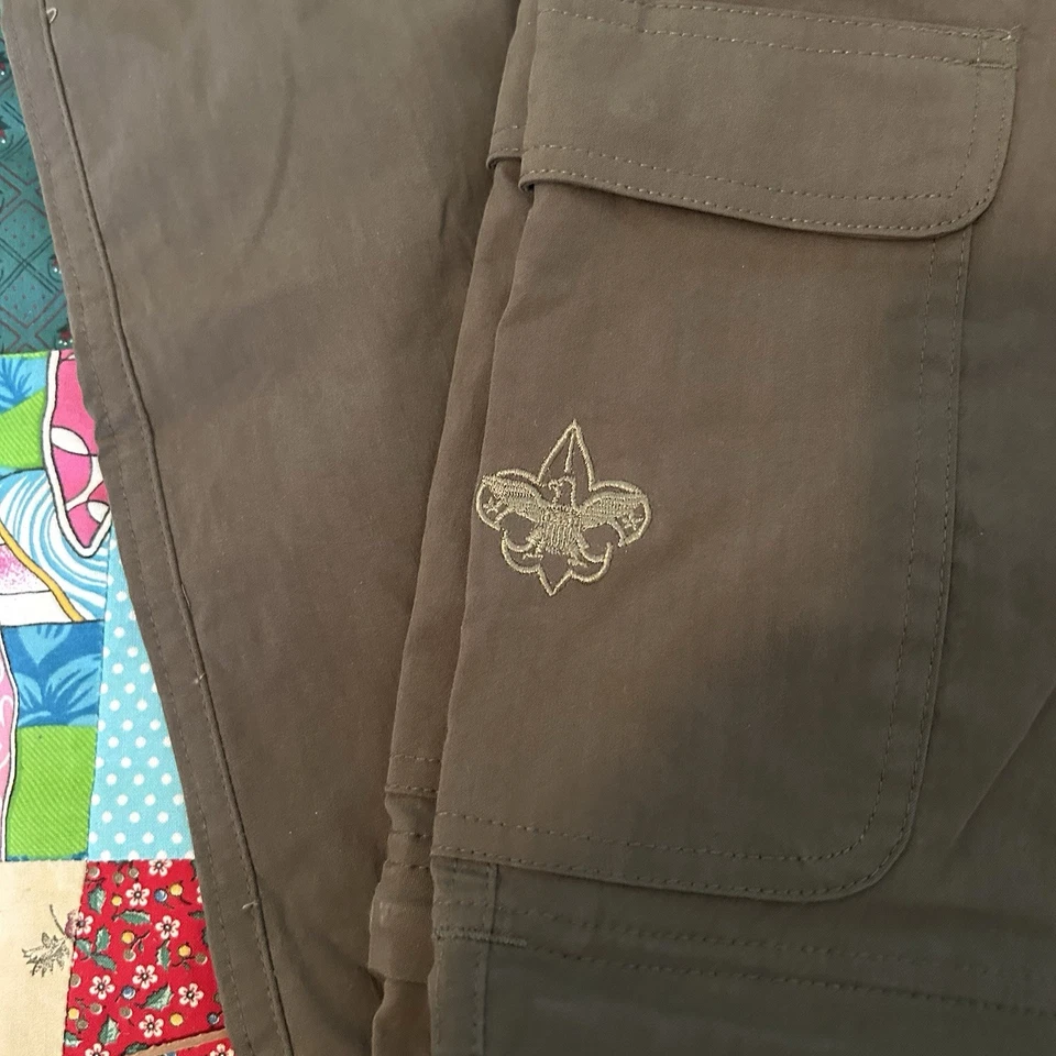 Boy Scouts of America Pants Men's Size 30 Olive Green Switchback Cargo - Image 2 of 4