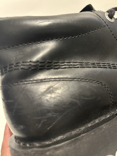 Botas Kickers Kick Hi Damas Cuero Negro con Cordones al Tobillo Reino Unido 7 - Imagen 7 de 8