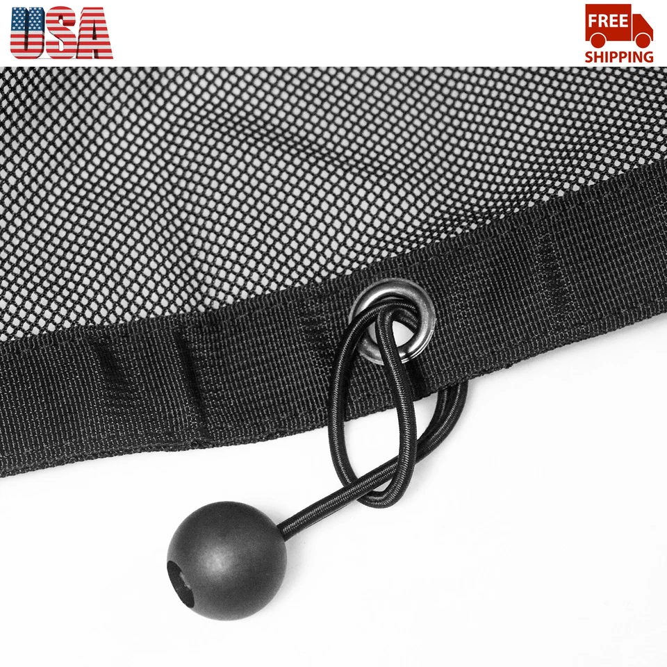 For Jeep Wrangler JK 2007-2017 2/4Door Car Star Top Sunshade Mesh Shade Cover X1 - Imagem 3 de 4