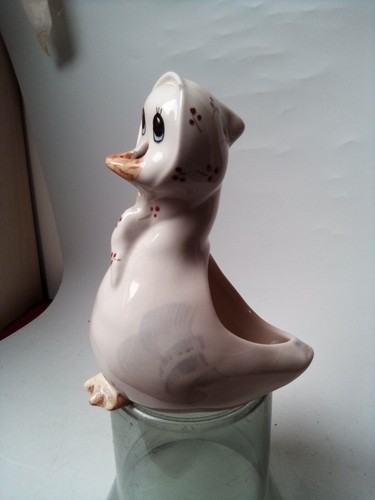 Babbacombe Pottery Torquay Jemima Duck String dispenser/Scissors holder early - Picture 6 of 10