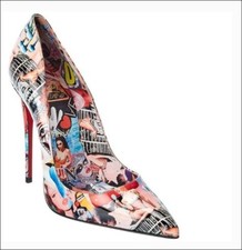 New Auth Christian Louboutin So Kate Pump Heel Shoe 120 Patent Leather 35.5 NWOB