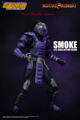 Perfect Storm Toys Mortal Kombat Smoke (Event Exclusive) 1/12 In