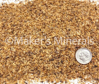 Crushed Gold Tiger's Eye Sand, 0.25mm-2mm for Ring Inlay, Resin Art, Bezel Trays