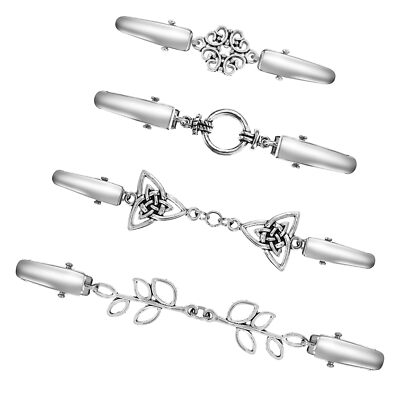 Pcs Vintage Dress Clips Back Cinch Metal Waist Cincher Clip Silver  Sweater