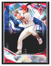 2019 Panini Chronicles Phoenix #8 Mike Trout Blue Ice /99