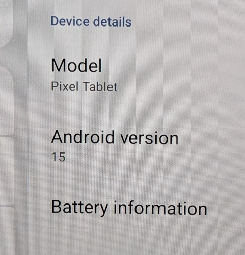 Tablet Google Pixel 128 GB (Flashed con GraphineOS) incluida con accesorios - Imagen 4 de 9