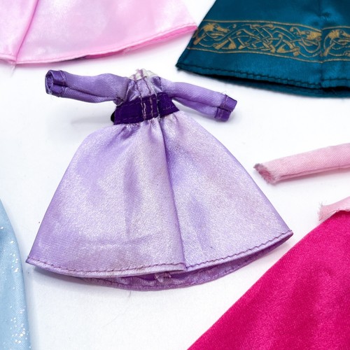 Disney Mini Small Doll Princess Dress Gown Dresses Lot (Read) - Picture 8 of 9