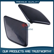 L+R Headlight Washer Cover Cap Front Bumper Trim for 2007-2014 VOLVO XC90