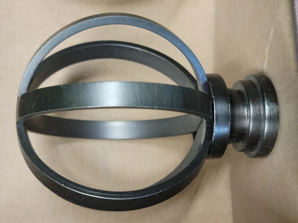 Acabados redondos de globo de metal Allen + acabado Roth Gunmetal #1239784 Foto 3 de 4