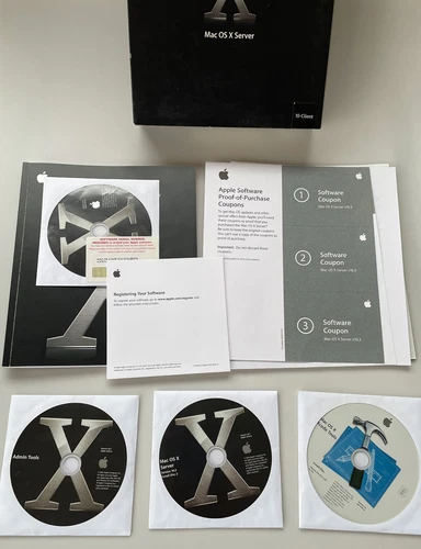 Retail Boxed Mac OS X Server versie 10.4 - 10 Client