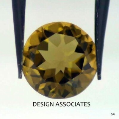 SUNSET QUARTZ 11 MM ROUND CUT SENSATIONAL COLOR AAA F-336
