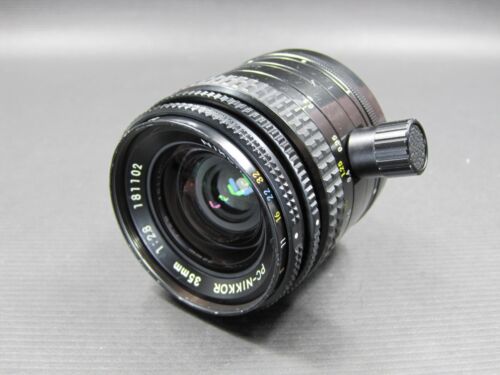 Nikon PC Nikkor 35mm f/2.8 Perspective Control Len with Black Knob