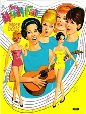 VINTAGE UNCUT MELODY FOUR PAPER DOLLS/MARTHA HYER~#1 TOP REPRODUCTION~#1 SELLER