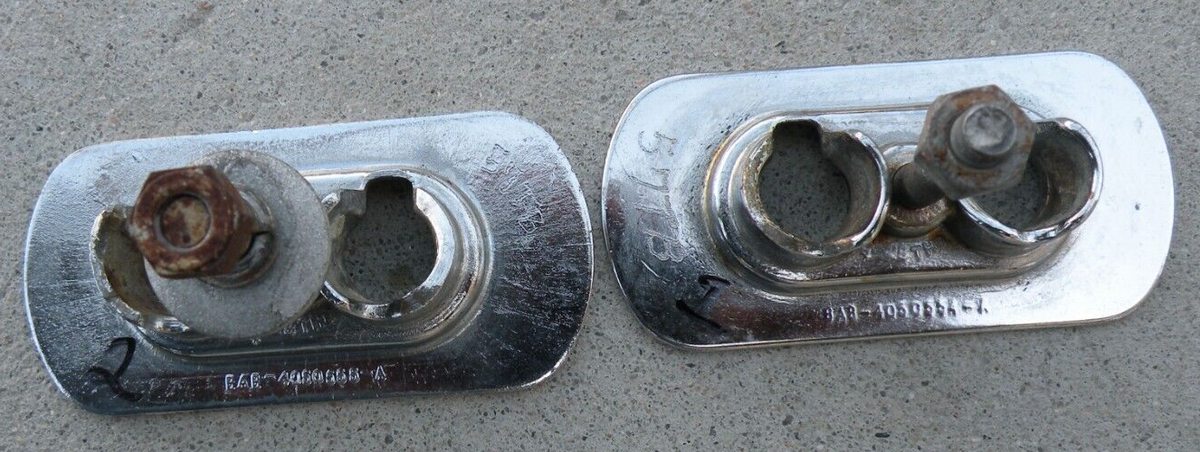 1955-1957 Ford Thunderbird Convertible Top Latch Side Clamp Plate