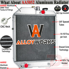 82015103 Radiator For Ford New Holland 5640 6640 7740 TS80 TS90 TS100 TS110 +