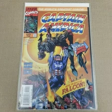 Captain America 10 Marvel Comics 1997 Direct Edition with Back Board Sleeve