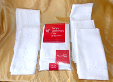 11 Valentine's Heart Napkins White Elrene Home Fashions 17" x 17" Cutout