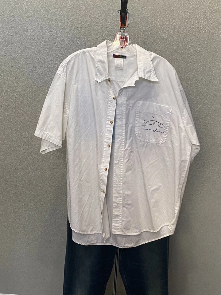 VTG Costa Back Panel Cabo San Lucas SHORT SLEEVE BUTTON UP SHIRT XL Extra Large - Image 2 of 4
