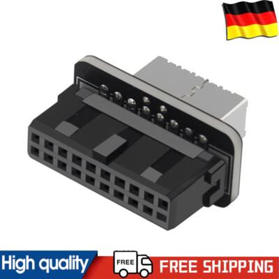 USB 3.0 Internal Header to USB Type C Front Type E Adapter 19P/20P Converter